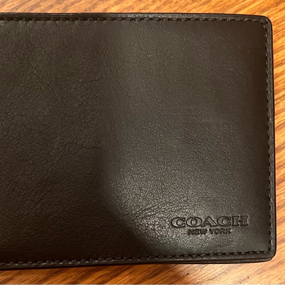 Coach black wallet